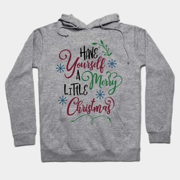 Have yourself a merry little Christmas Hoodie by Peach Lily Rainbow